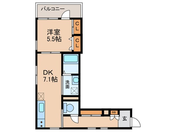 アダージョ小竹の物件間取画像